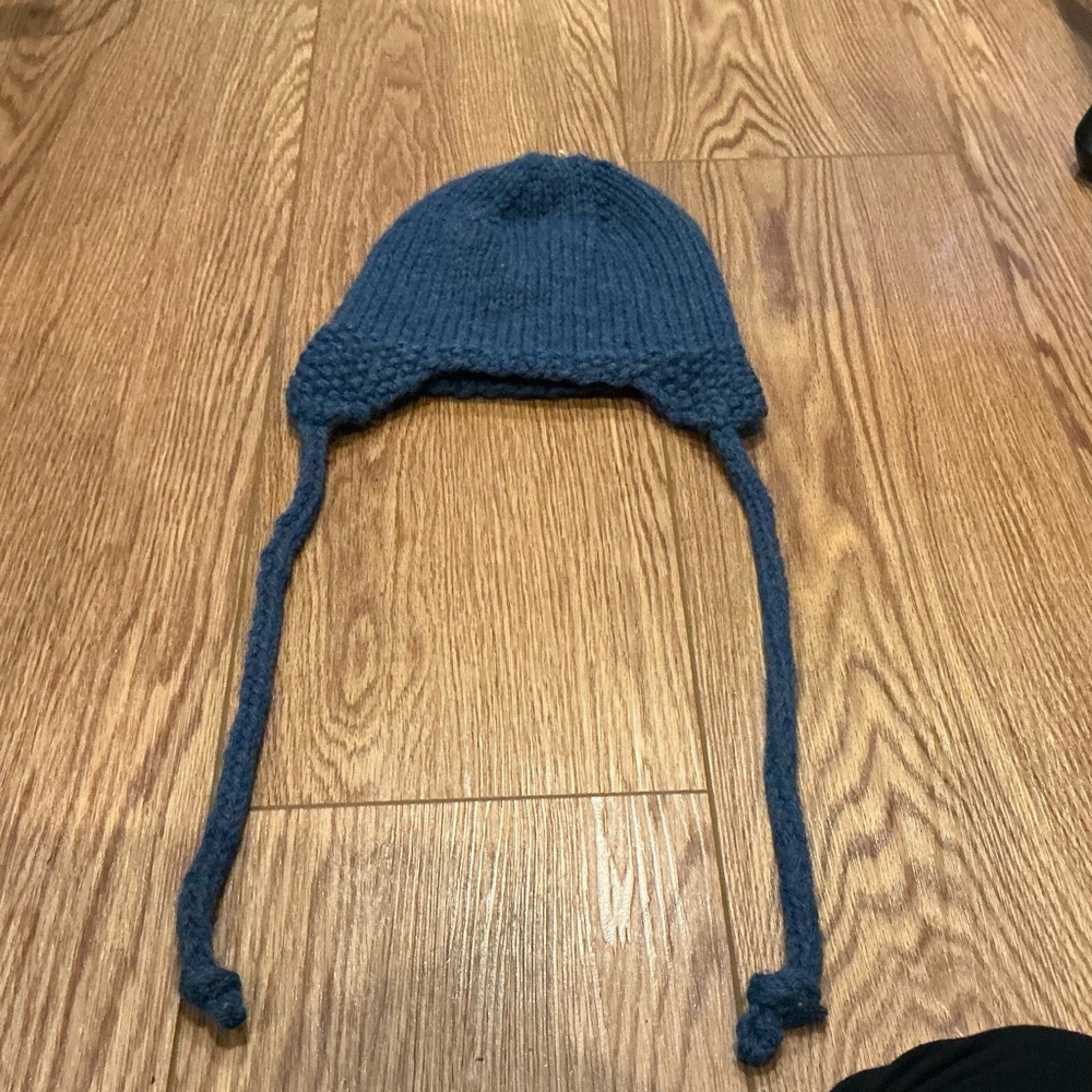 Cozy Blue Knit Hat